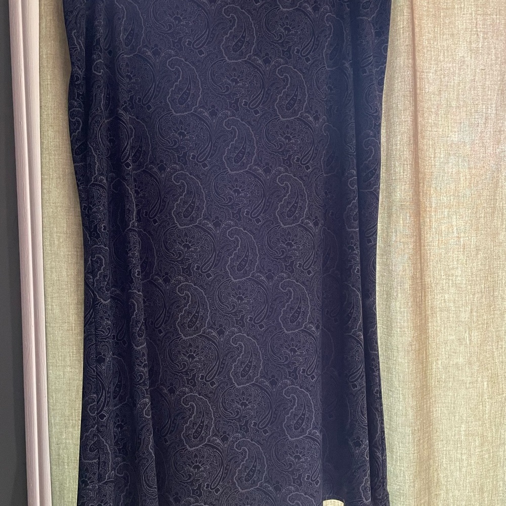 New York & Company Gray Paisley Skirt.